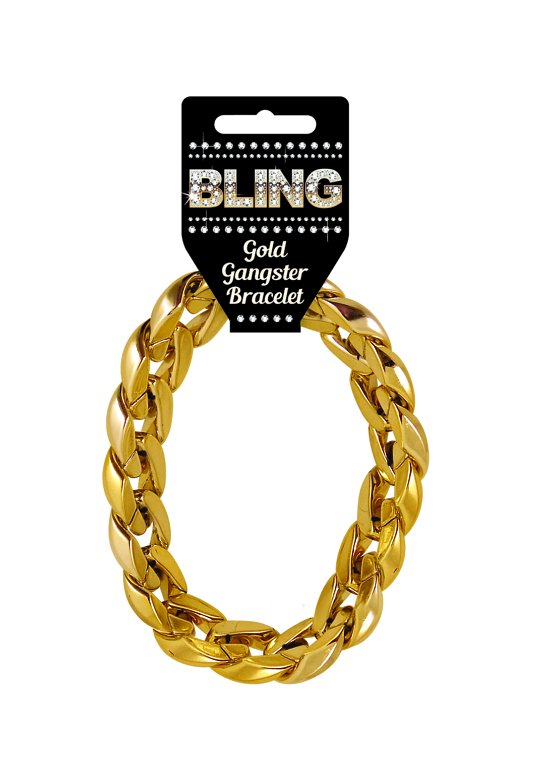 Gold Gangster Bracelet (31cm)