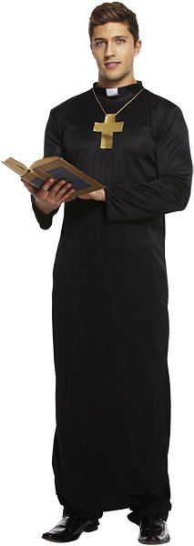 Vicar Adult Fancy Dress Costume (One Size)
