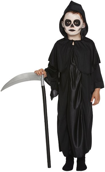 Children's Black Reaper Costume (Small / 4-6 Years)