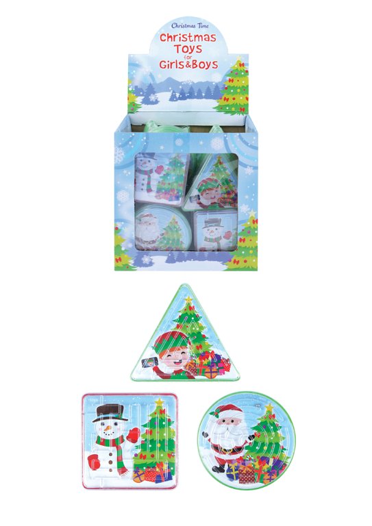 Mini Christmas Puzzle Mazes (Assorted Designs)