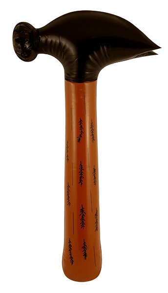 Inflatable Brown Hammer (60cm)