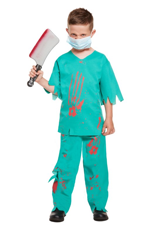 Children's Bloody Surgeon Costume (Medium / 7-9 Years)