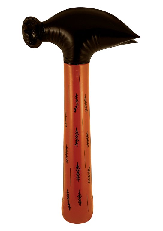 Inflatable Brown Hammer (86cm)
