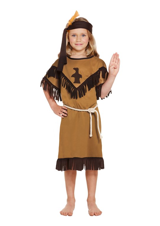 Children's American Indian Girl Costume (Small / 4-6 Years)