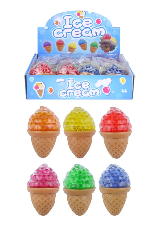 Squeeze Ice Creams with Beads (8cm)