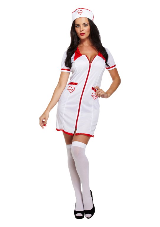 Sexy Nurse (One Size) Adult Fancy Dress Costume