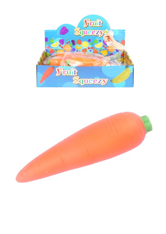 Stretchy Carrot Squeeze Toy (11cm)