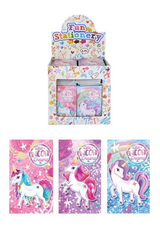 Mini Unicorn Notebooks (9.3x5.5cm) 3 Assorted Designs