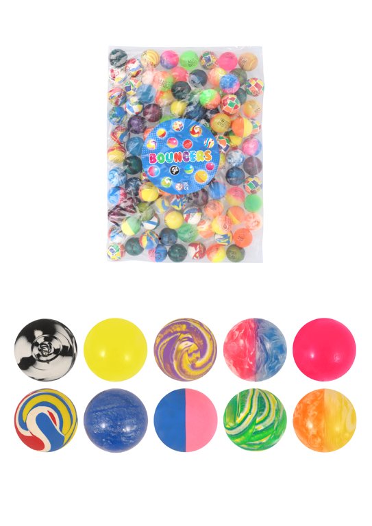 Bouncy Balls / Jet Balls (3.3cm) 10 Assorted Colours and Designs