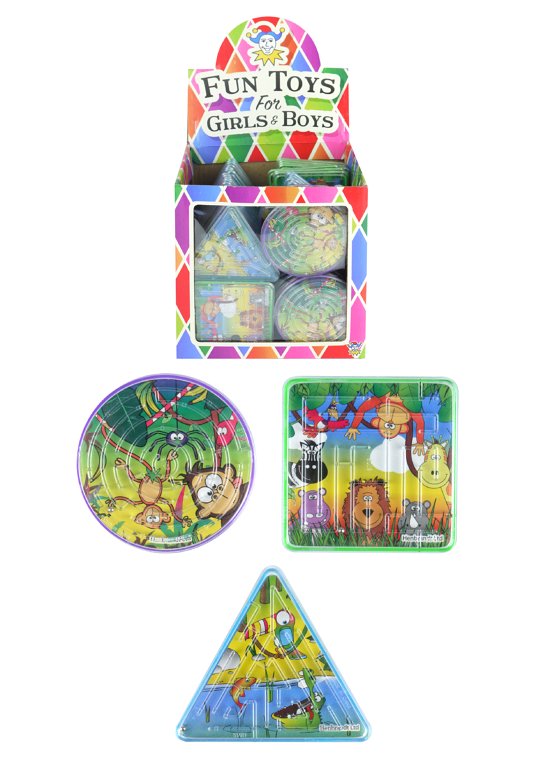 PUZZLE MAZE JUNGLE 3 ASTD SHAPES