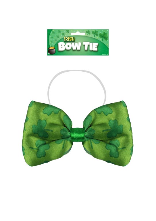 Irish Shamrock Bow Tie