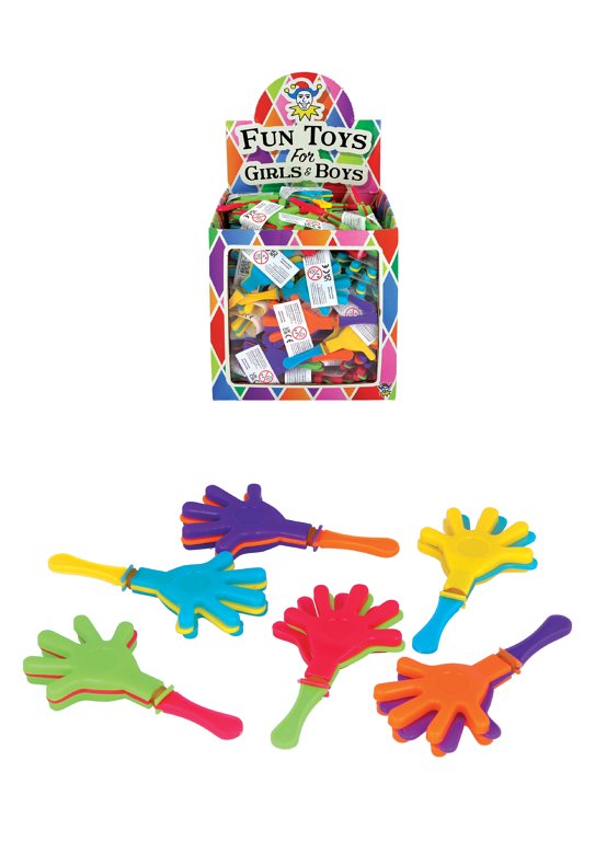 Hand Clappers (9cm) 4 Assorted Colours